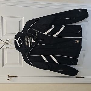 SPYDER XT Ski/snowboard jacket Kids size 14 black and white